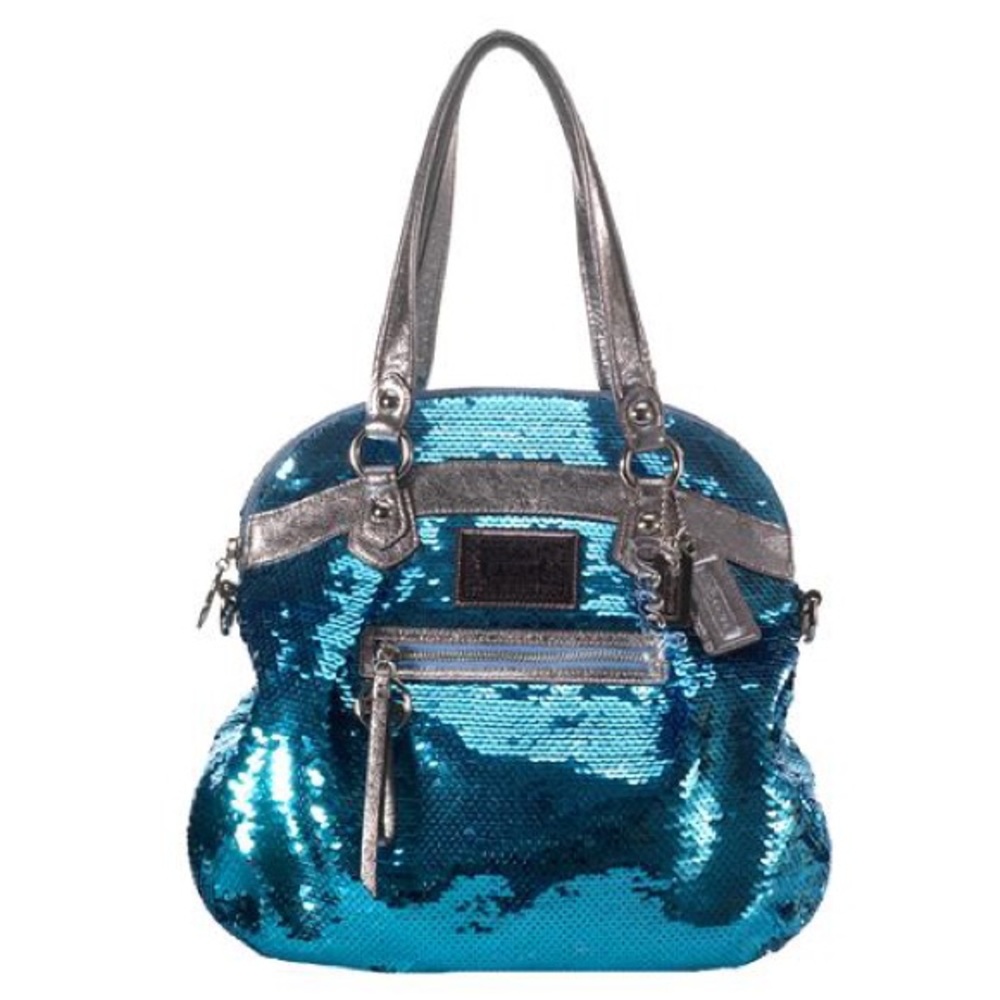 Coach poppy sequins handbag